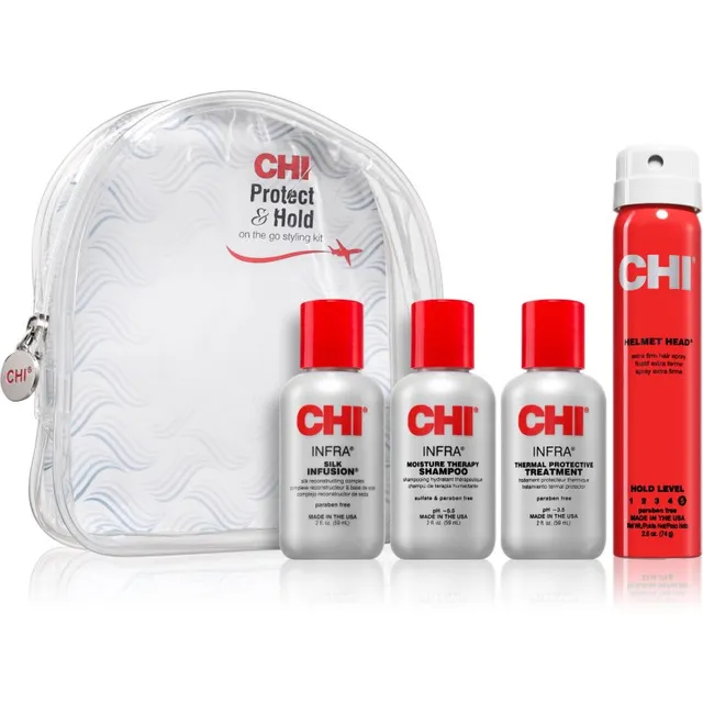 CHI Protect & Hold On The Go Styling Kit Reisikomplekt juustele