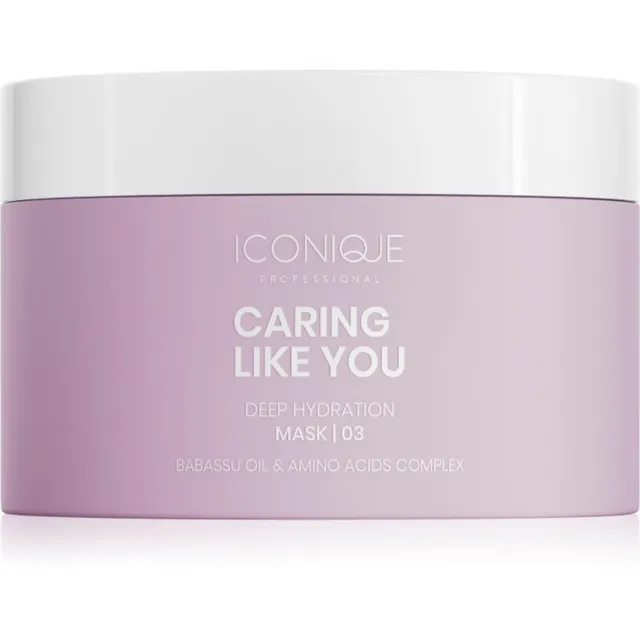 ICONIQUE Professional CARING LIKE YOU Deep Hydration sügavniisutav mask kuivadeleja kahjustatud juustele 200 ml