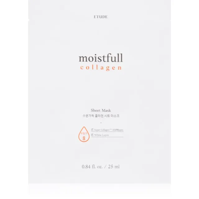 ETUDE Moistfull Collagen Niisutav näo lehtmask kollageeniga 25 ml