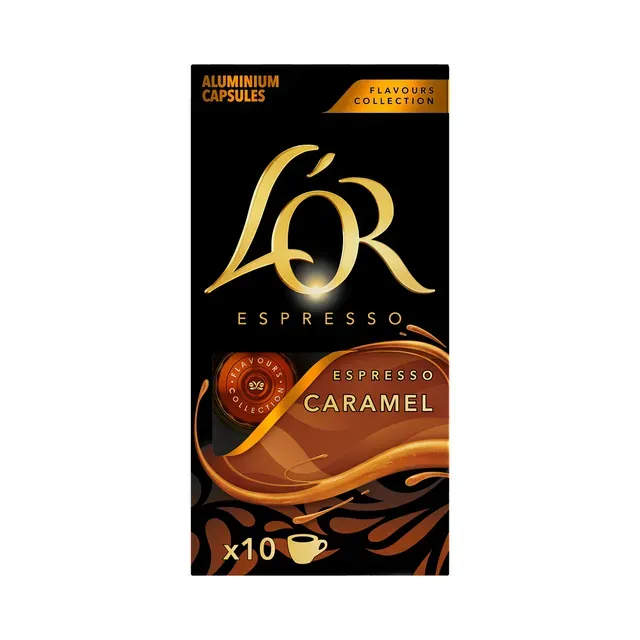 Kohvikapslid Caramel, L´OR, 10 tk