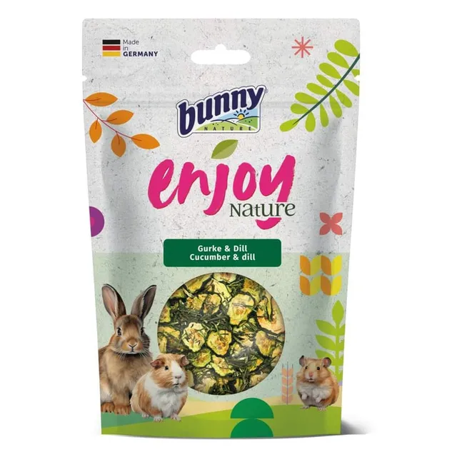 Bunny EnjoyNature väikelooma maius, kurk ja till, 40 g