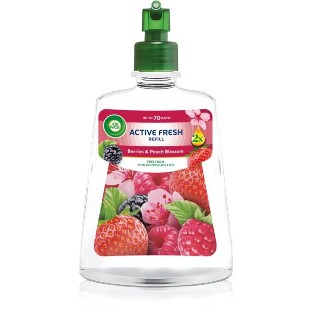 Air Wick Active Fresh Berries & Peach Blossom õhuvärskendaja täitepakend 228 ml