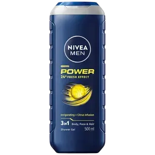 Dušigeel Nivea Men Power 3in1 500ml