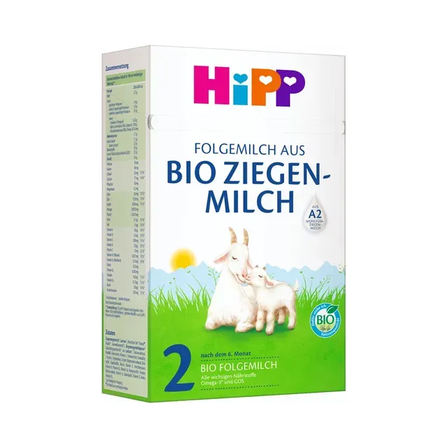2 jätkupiimasegu kitsepiimast al. 6 kuust, HIPP, 400 g