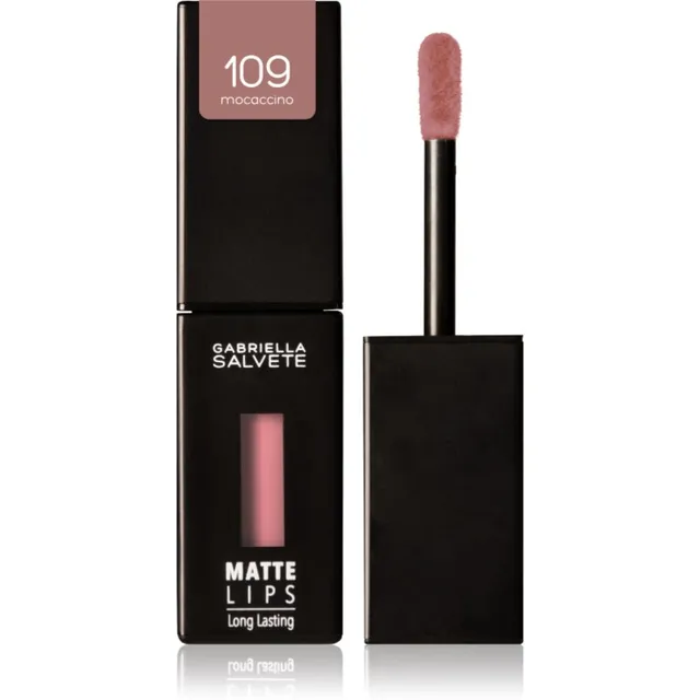 Gabriella Salvete Matte Lips Kauapüsiv vedel huulepulk mati efektiga varjund 109 Mocaccino 4,5 ml