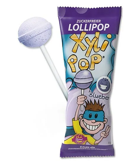 Miradent XyliPOP Lollipop, Blueberry