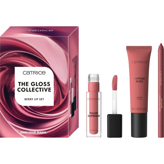 Catrice The Gloss Collective Berry Lip Set komplekt huultele varjund 01 Gloss The Line!