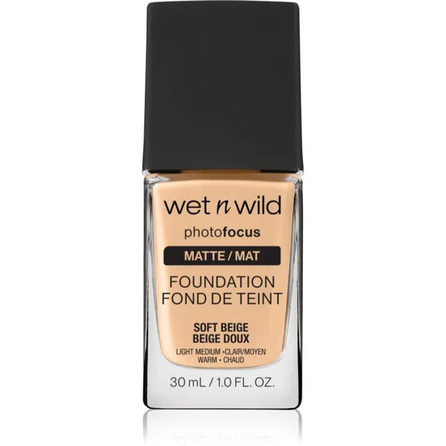 Wet n Wild PhotoFocus Matistav vedel jumestuskreem varjund Soft Beige 30 ml