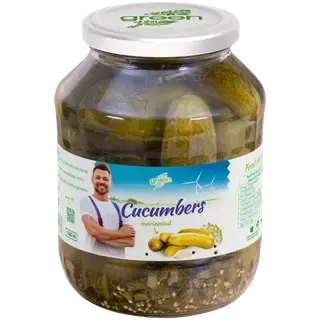 Green kurgid 6-9 cm marineeritud 1500 ml