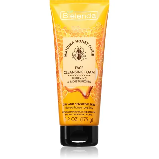 Bielenda Manuka Honey Niisutav puhastusvaht väga kuivale ja tundlikule nahale 175 g