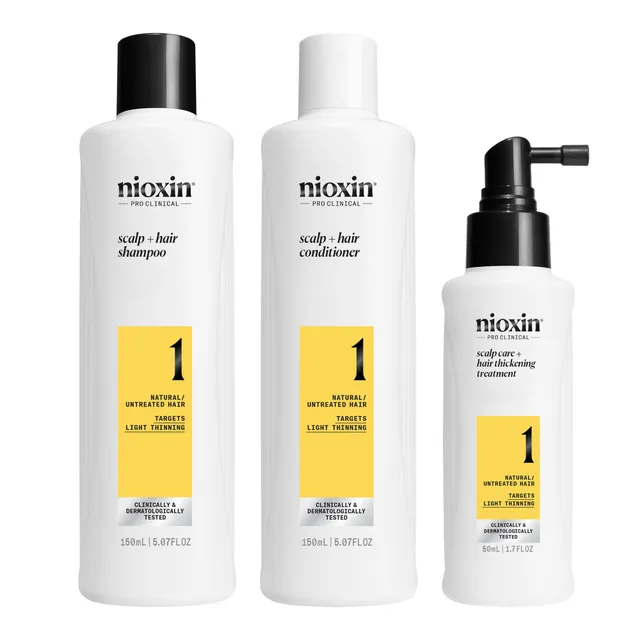 3-osaline peanahka hooldav ja juukseid tihendav hooldus 150ml+150ml+50ml