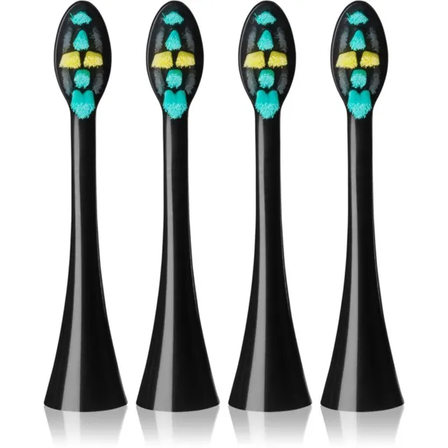 Concept Perfect Smile 3D Daily Clean ZK0071 Varuharjapead Sonic-tehnoloogiaga hambaharja jaoks Black ZK7011 4 tk
