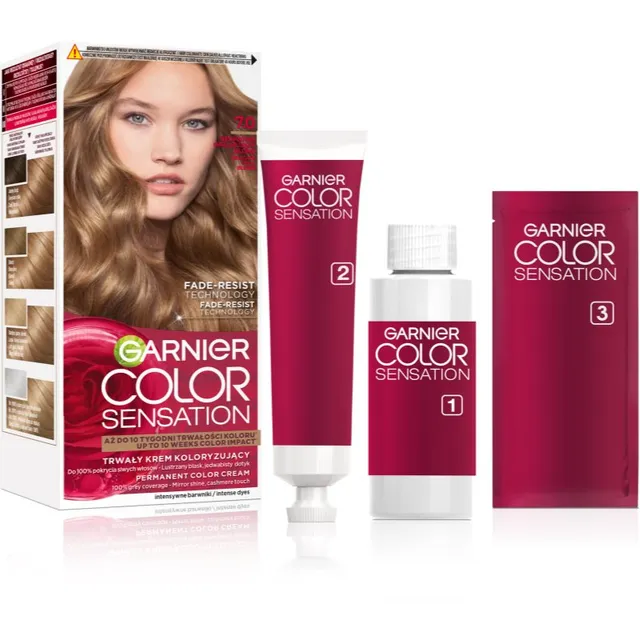 Garnier Color Sensation Juuksevärv varjund 7.0 Delikatnie Opalizujący Blond 1 tk