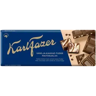 Fazer Vanilje-kakao šokolaaditahvel 180 g