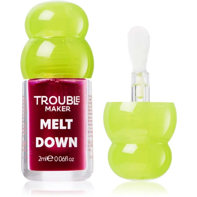 Trouble Maker Melt Down Lip Oil Huuleõli varjund Tipping Point Purple 3 ml