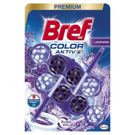 Bref WC värskendaja Purple Aktiv Lavander 2x50g