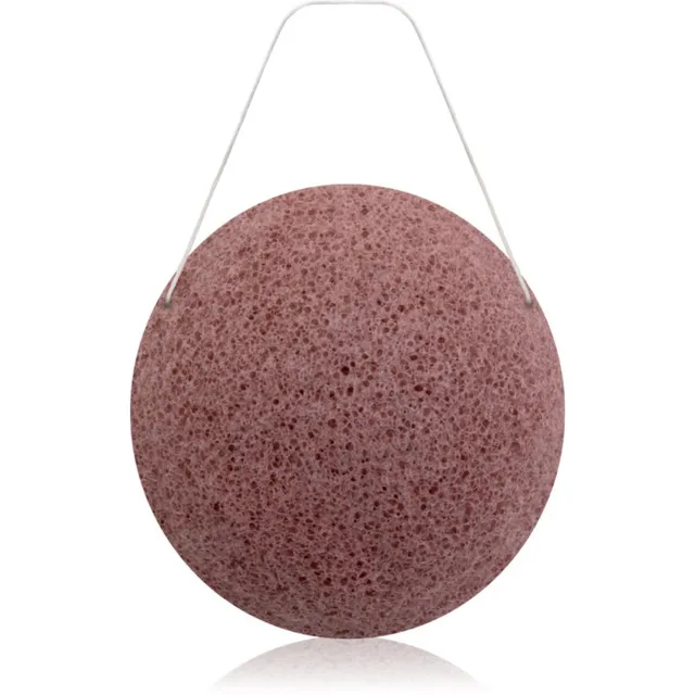 Luvia Cosmetics Konjac Sponge Red Clay Konjaci käsn naha täiuslikuks puhastamiseks 3 tk