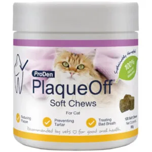 Plaque Off Soft Chews hambahooldus maiustus kassidele 90g