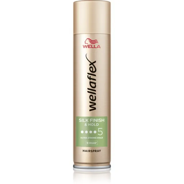 Wella Wellaflex Silk Finish & Hold Eriti tugevalt fikseeriv juukselakk 250 ml