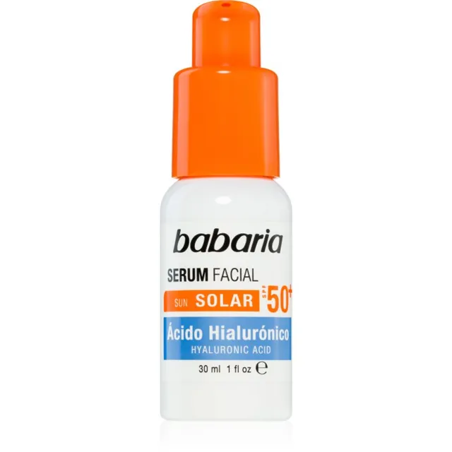 Babaria Sun Face Niisutav seerum tugev päikesekaitse SPF 50+ 30 ml