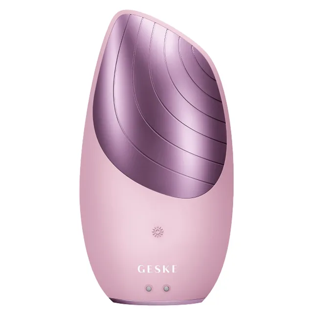 GESKE SmartAppGuided Sonic Thermo Facial Brush 6in1 Pink