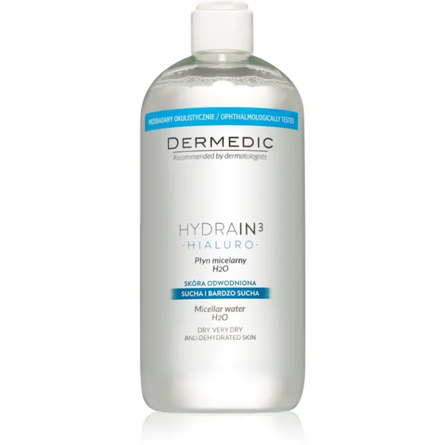 Dermedic Hydrain3 Hialuro Mitsellaarvesi 500 ml