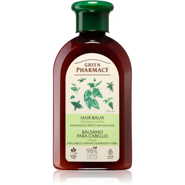 Green Pharmacy Stinging Nettle Hair Balm Palsam kahjustatud, habrastele ja nõrkadele juustele 300 ml