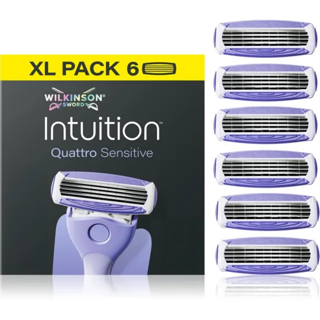 Wilkinson Sword Intuition Quattro Sensitive Varuharjapead