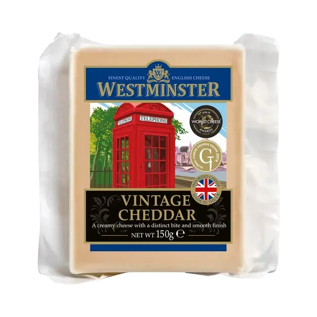 Westminster Cheddar Vintage, WESTMINSTER, 150 g