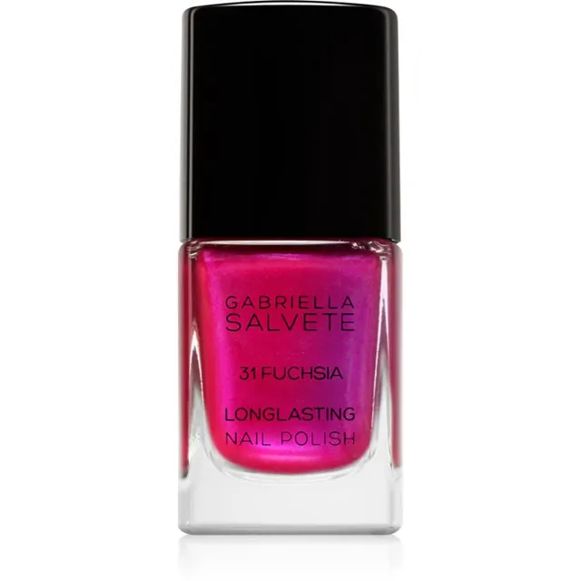 Gabriella Salvete Longlasting Enamel Kauapüsiv küünelakk pärlmutterläikega varjund 31 Fuchsia 11 ml