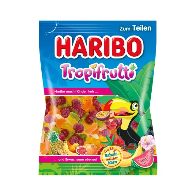 Kummikommid TropiFrutti, HARIBO, 175 g