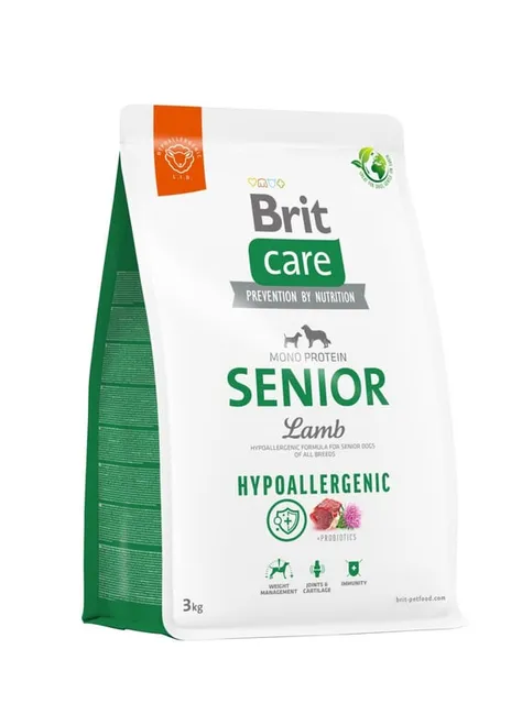 Brit Care Senior koera kuivtoit, lammas/riis, 3 kg