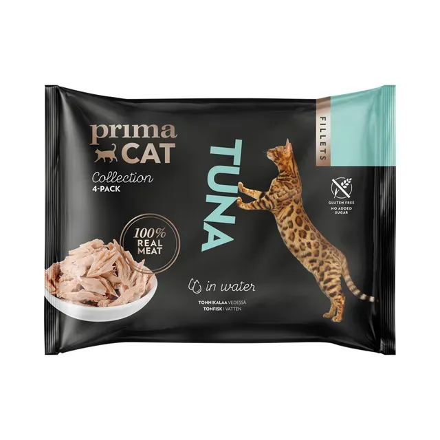 Lisasööt. Eine kassile tuunikala vees , PRIMACAT, 200g