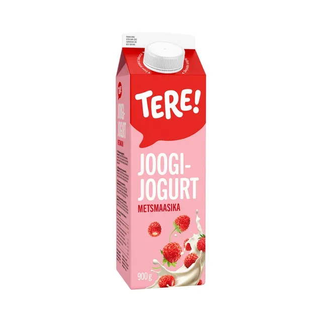 Joogijogurt metsmaasika, TERE, 900 g