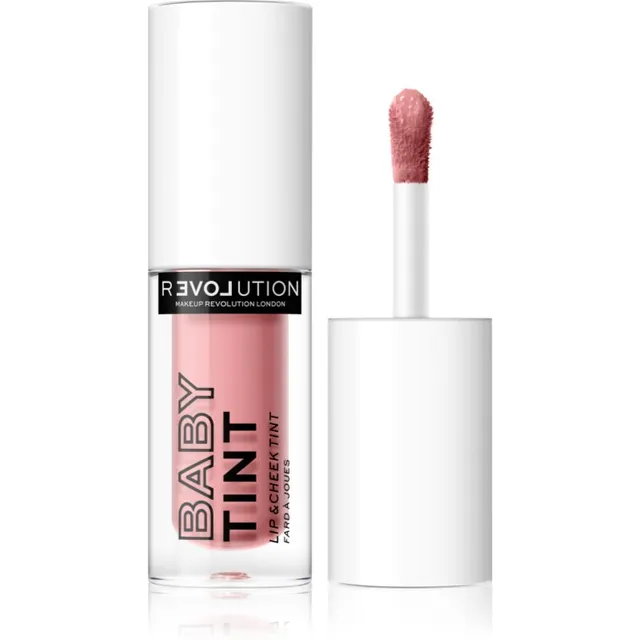 Revolution Relove Baby Tint Vedel põsepuna ja huuleläige varjund Rose 1.4 ml