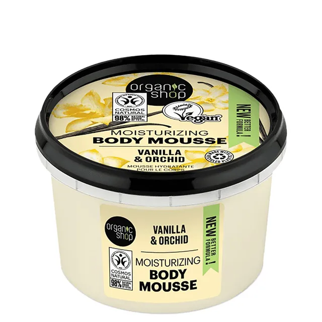 ORGANIC SHOP Vanilla & Orchid Moisturizing Body Mousse 250ml