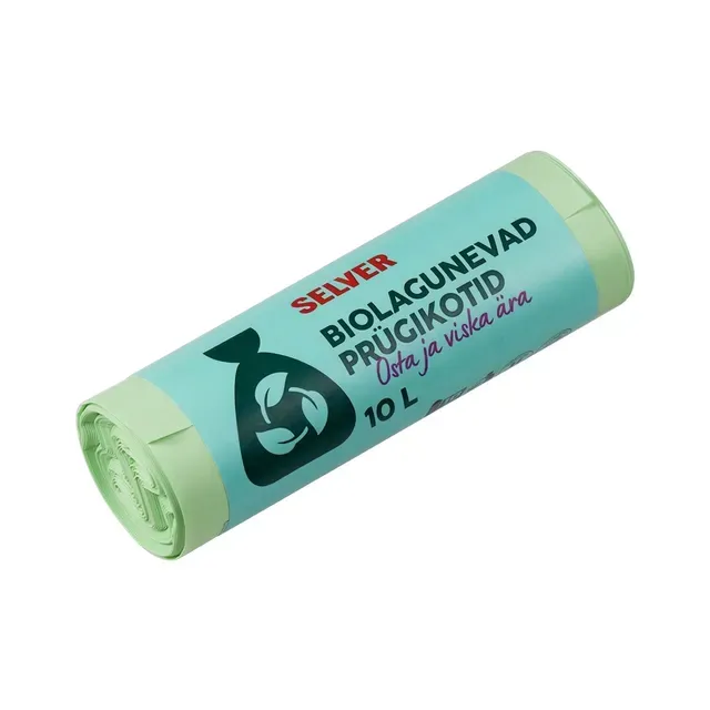 Biolagunevad prügikotid 10l, SELVER, 10 tk