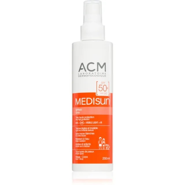 ACM Medisun Päikesepihusti näole ja kehale SPF 50+ 200 ml