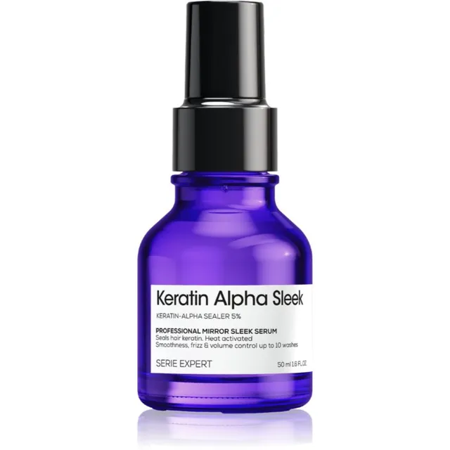 L’Oréal Professionnel Serie Expert Keratin Alpha Sleek Silendav seerum säravate ja pehmete juuste jaoks 50 ml
