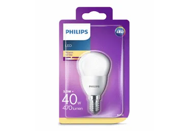 Dioodlamp PHILIPS P45 6W E14 470lm