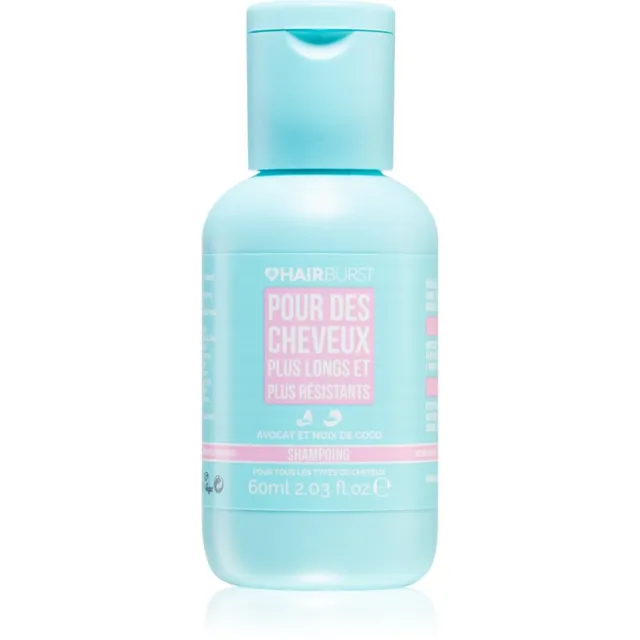 Hairburst Longer Stronger Hair Niisutav šampoon juuste tugevdamiseks ja sära andmiseks 60 ml