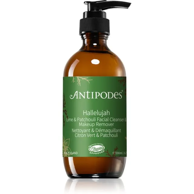 Antipodes Hallelujah Lime & Patchouli Silmameigi eemaldusgeel näole 200 ml