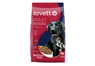 Kuiv koeratoit LOVETT veiselihaga 10kg