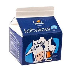Alma kohvikoor 10% 200ml