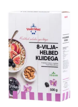 Veski Mati Kaheksaviljahelbed Kliidega 500g
