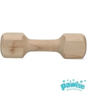 Hantel tammepuidust, 20 cm, Wooden Retrieving Dumbbell (Pawise)