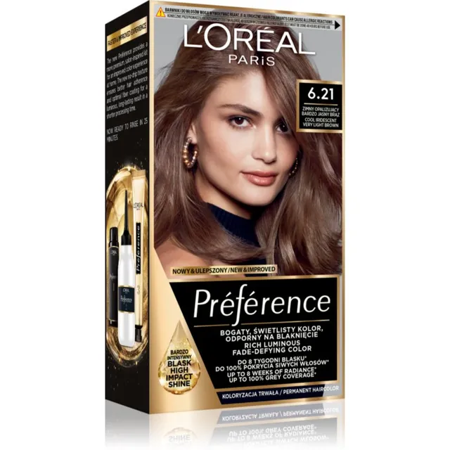 L’Oréal Paris Préférence Püsijuuksevärv varjund 6.21 Zurich 1 tk