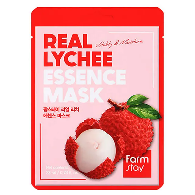 FARM STAY Real Lychee Essence Mask 23ml