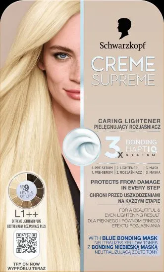 Schwarzkopf Crème Supreme INTENSIIVNE BLONDEERIJA PLUS