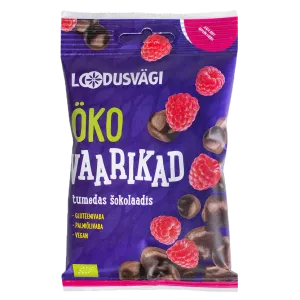 Vaarikad tumedas šokolaadis, LOODUSVÄGI, 50 g